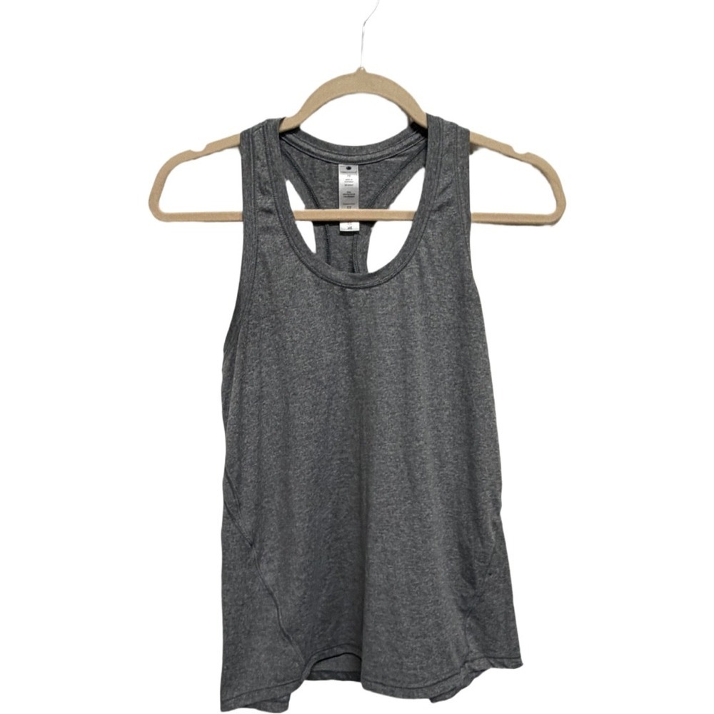 Yogalicious Gray Racerback Tank Top Womens XS Athletic Workout Activewear